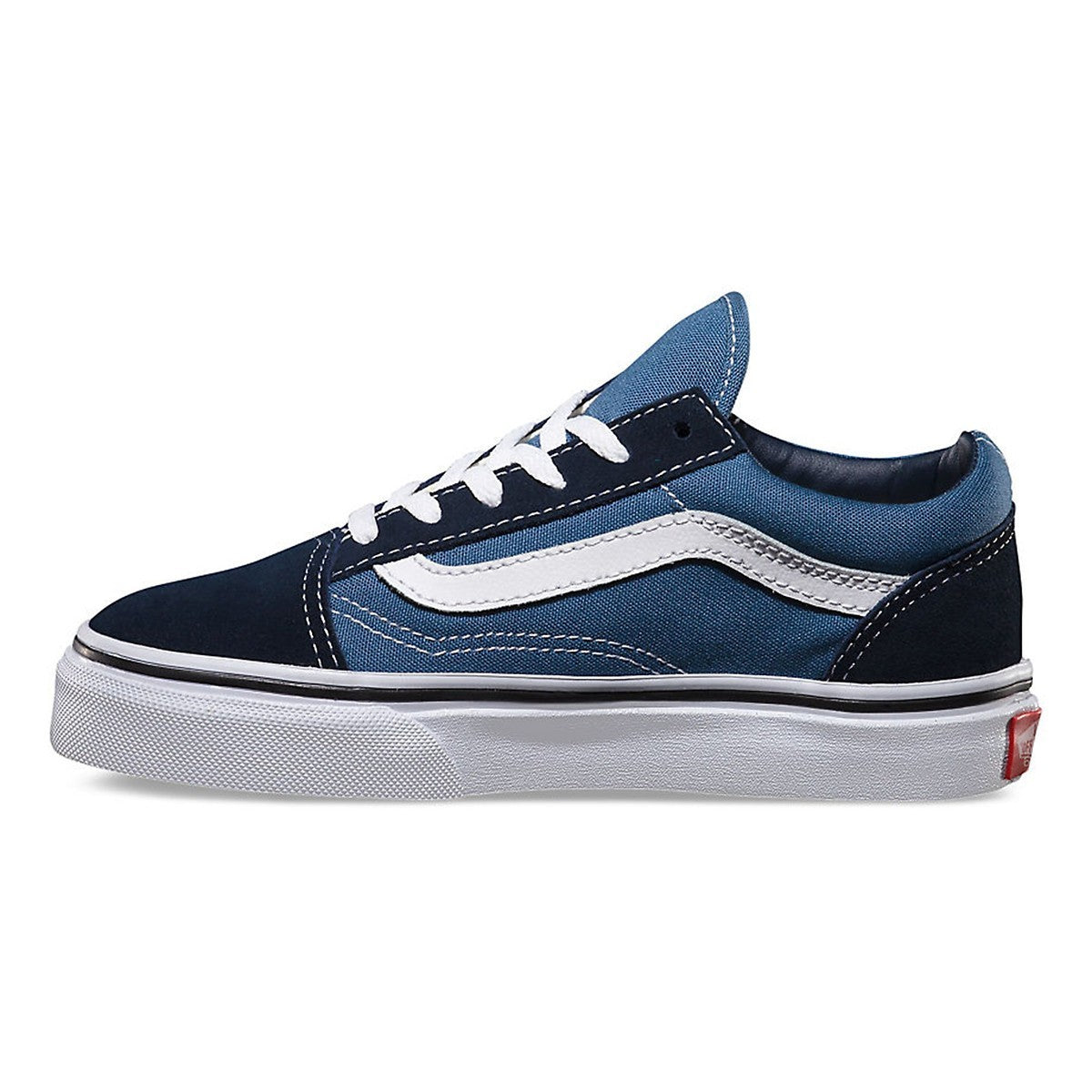 Vans UY Old Skool VW9TNWD Kids' Sneakers — Blue Suede Low-Top