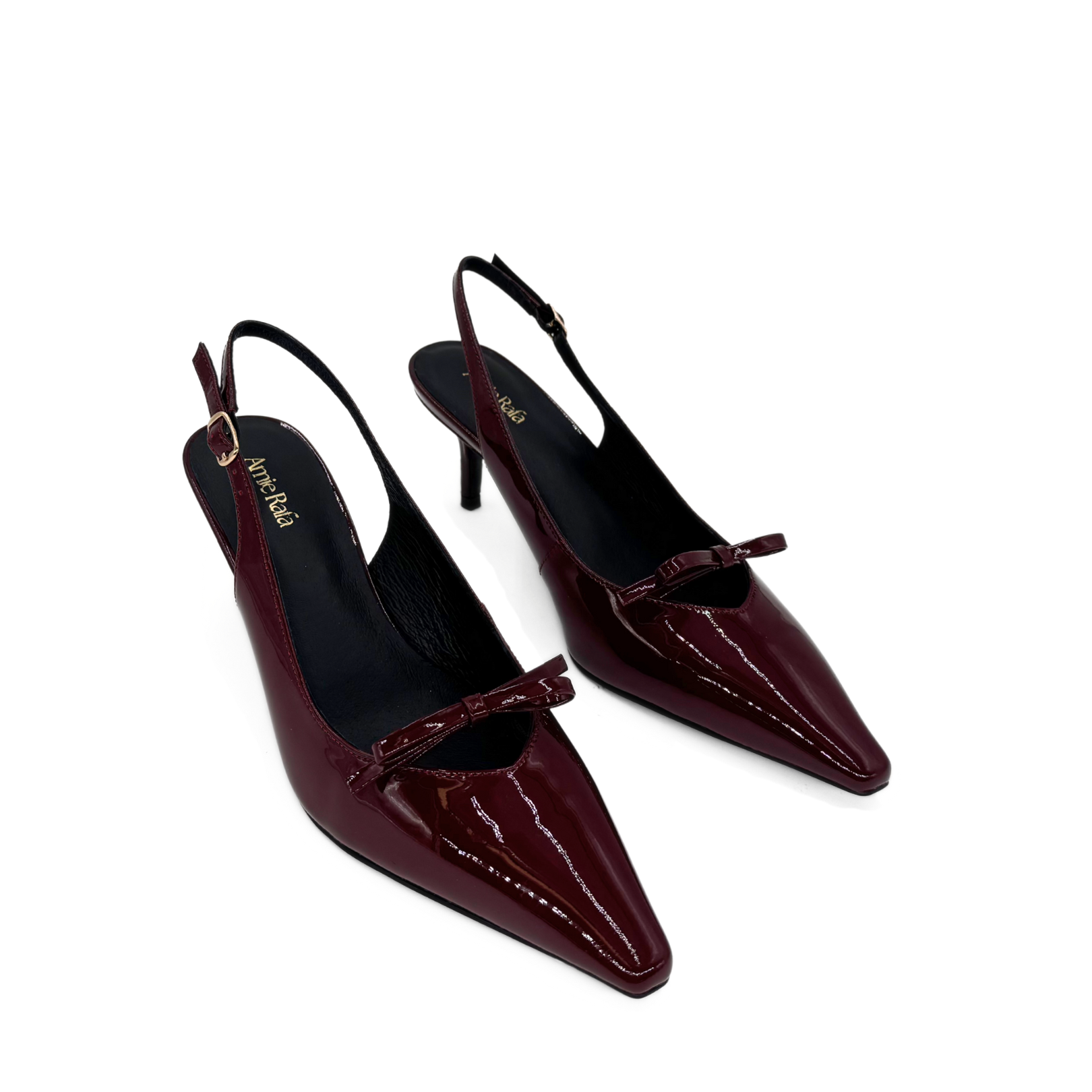 Georgia Pointy Toe Bow Heels