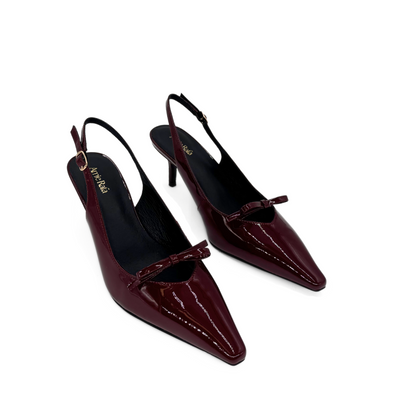 Georgia Pointy Toe Bow Heels