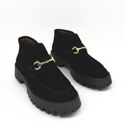 Dario Suede Horsebit Boots