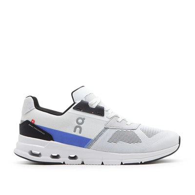 On Cloudrift 87 Men's Sneakers — White/Cobalt Mesh Low-Top