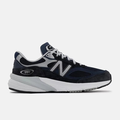 New Balance Made in USA 990v6 Men's Sneakers — Navy Suede Low-Top