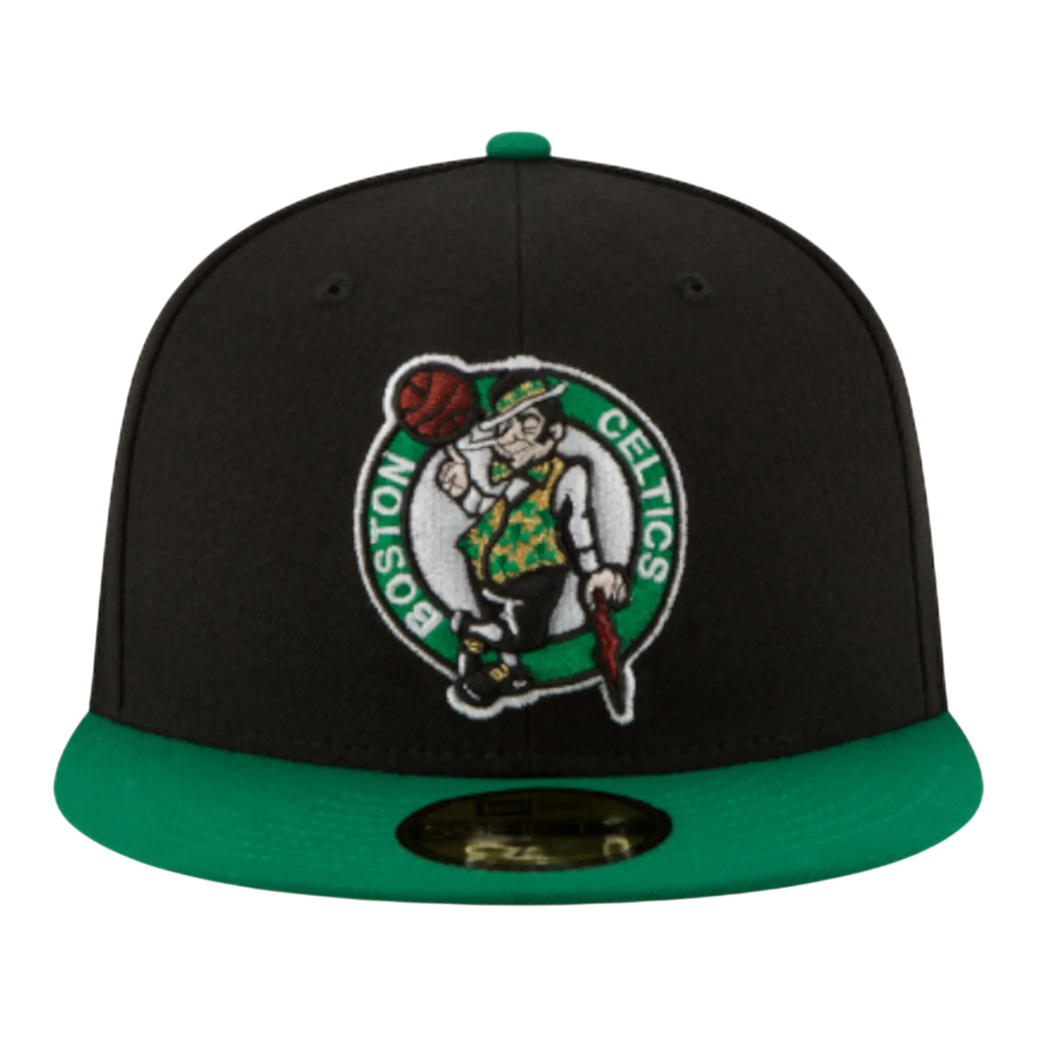 New Era 59FIFTY NBA Boston Celtics 2-Tone Men Fitted Hat Black/Green