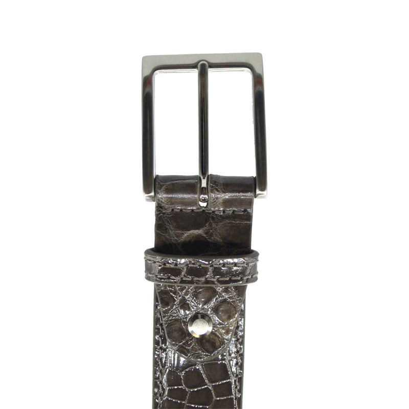 Zelli Italia Men's 70-100-TPE ALLIGATOR Belt, Taupe