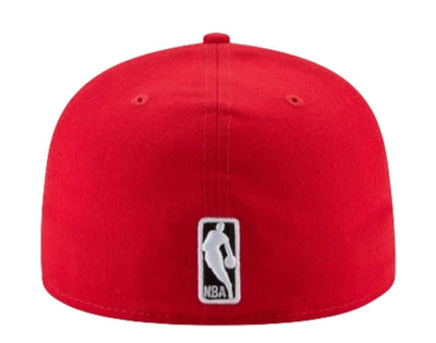 New Era 59Fifty Men Fitted Hat Red Chicago Bulls