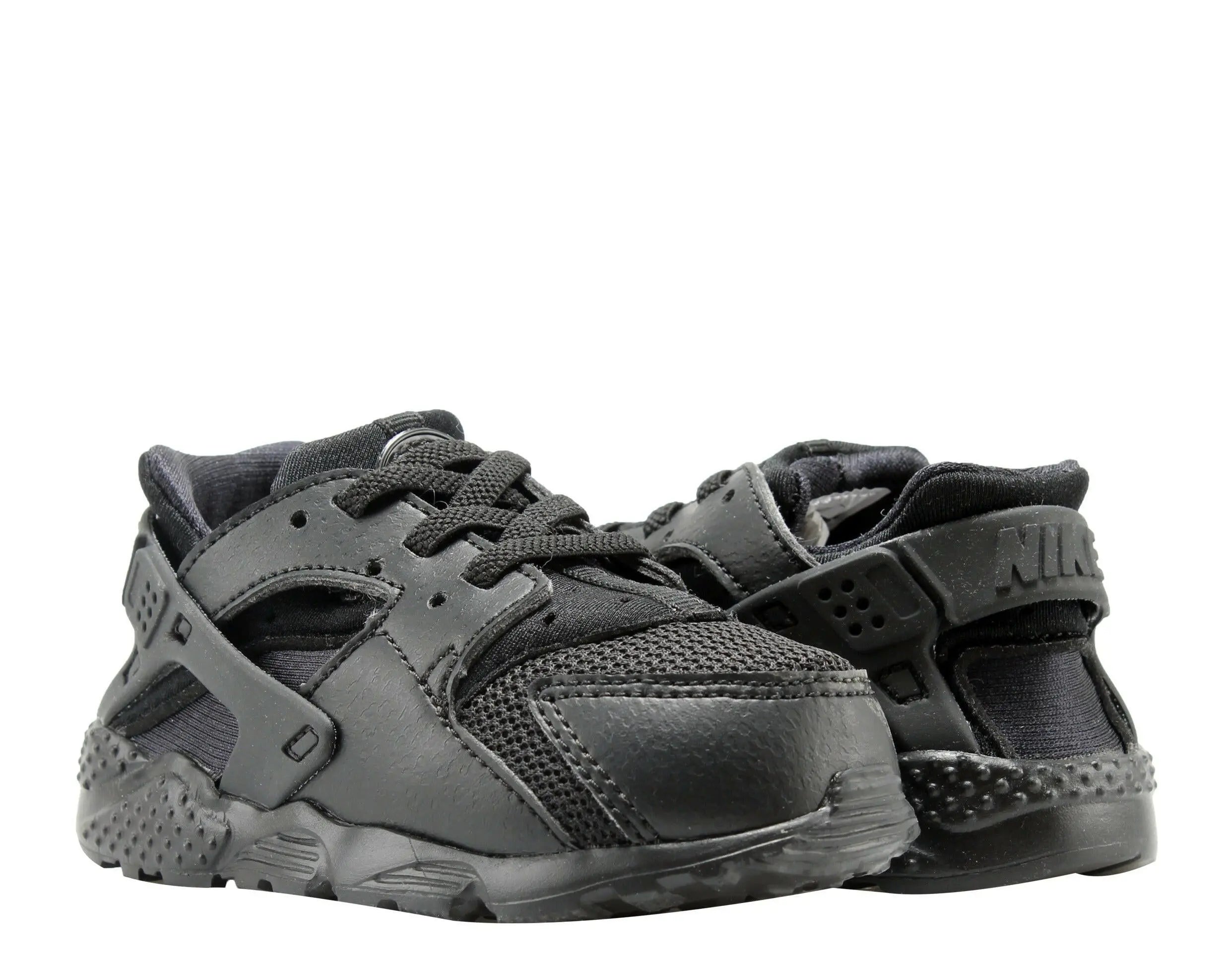 Nike Huarache Run Toddler Kids Running Shoes Black/Black-Black