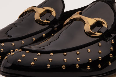 Vinci Leather The Jupiter  Shoe Black Spike Leather  Bit Dress Loafer Limited Edition Men  Shoe – product view 3