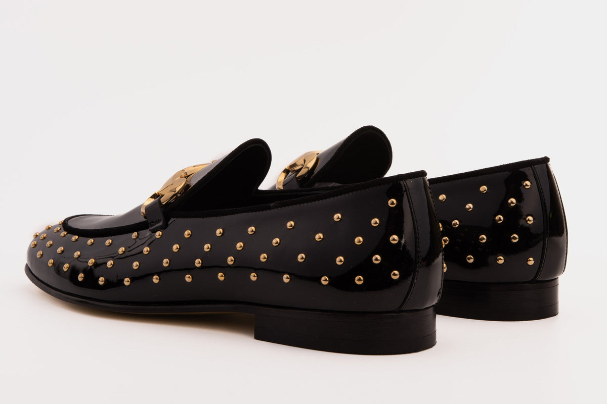 Vinci Leather The Jupiter  Shoe Black Spike Leather  Bit Dress Loafer Limited Edition Men  Shoe – product view 4
