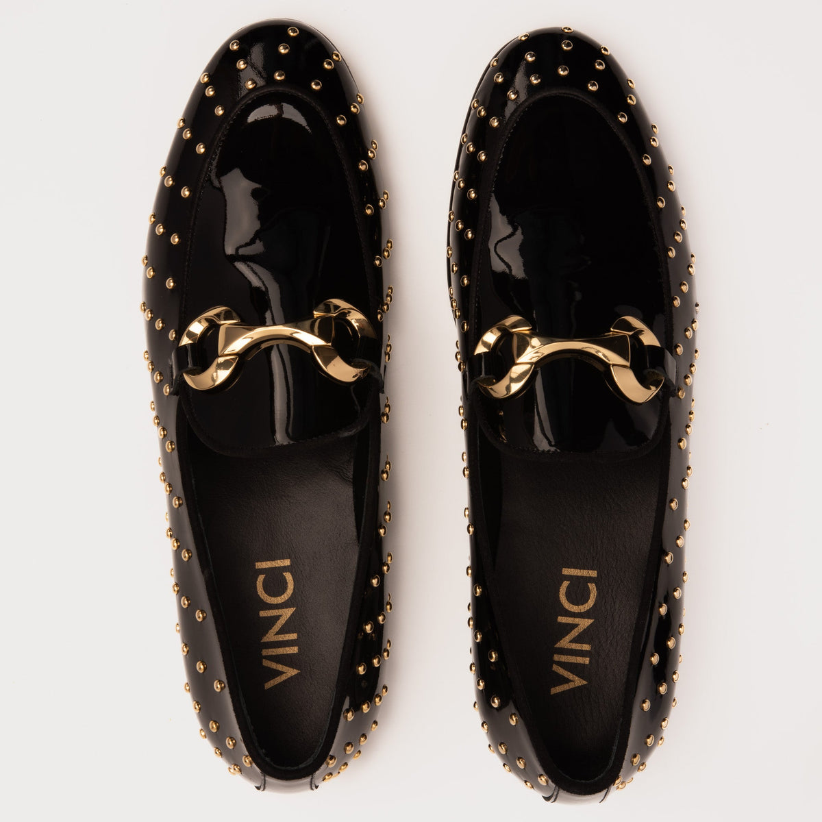 Vinci Leather The Jupiter  Shoe Black Spike Leather  Bit Dress Loafer Limited Edition Men  Shoe – product view 5