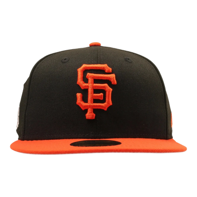 New Era 59FIFTY MLB San Francisco Giants 2012 World Series Side Patch Men Fitted Hat Pink UV Black