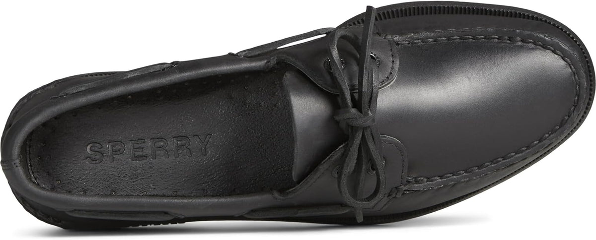 Sperry A/O 2-EYE - 0836981 - Men's - Black – Detail Close-Up