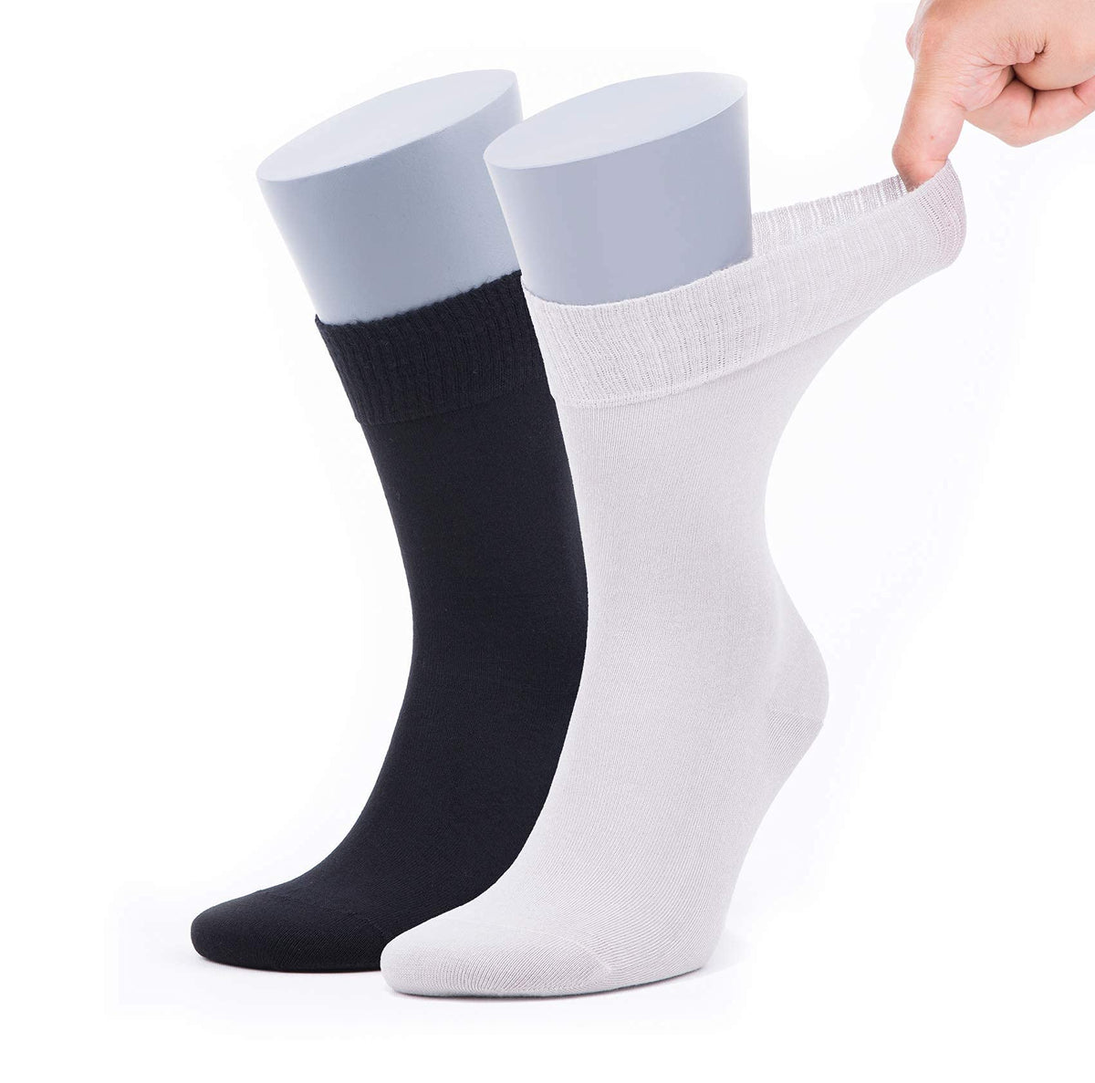 Men’s Bamboo Diabetic Socks 2-Pack - Ultra Thin – product view 4