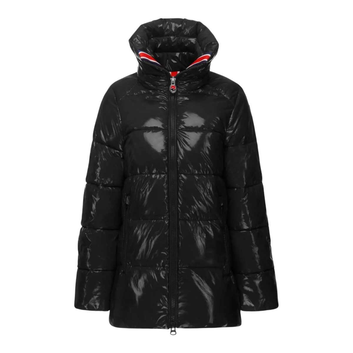 Invicta Leah Contemporary Stylish Coat Women's Puffer Jacket - Black – product view 1