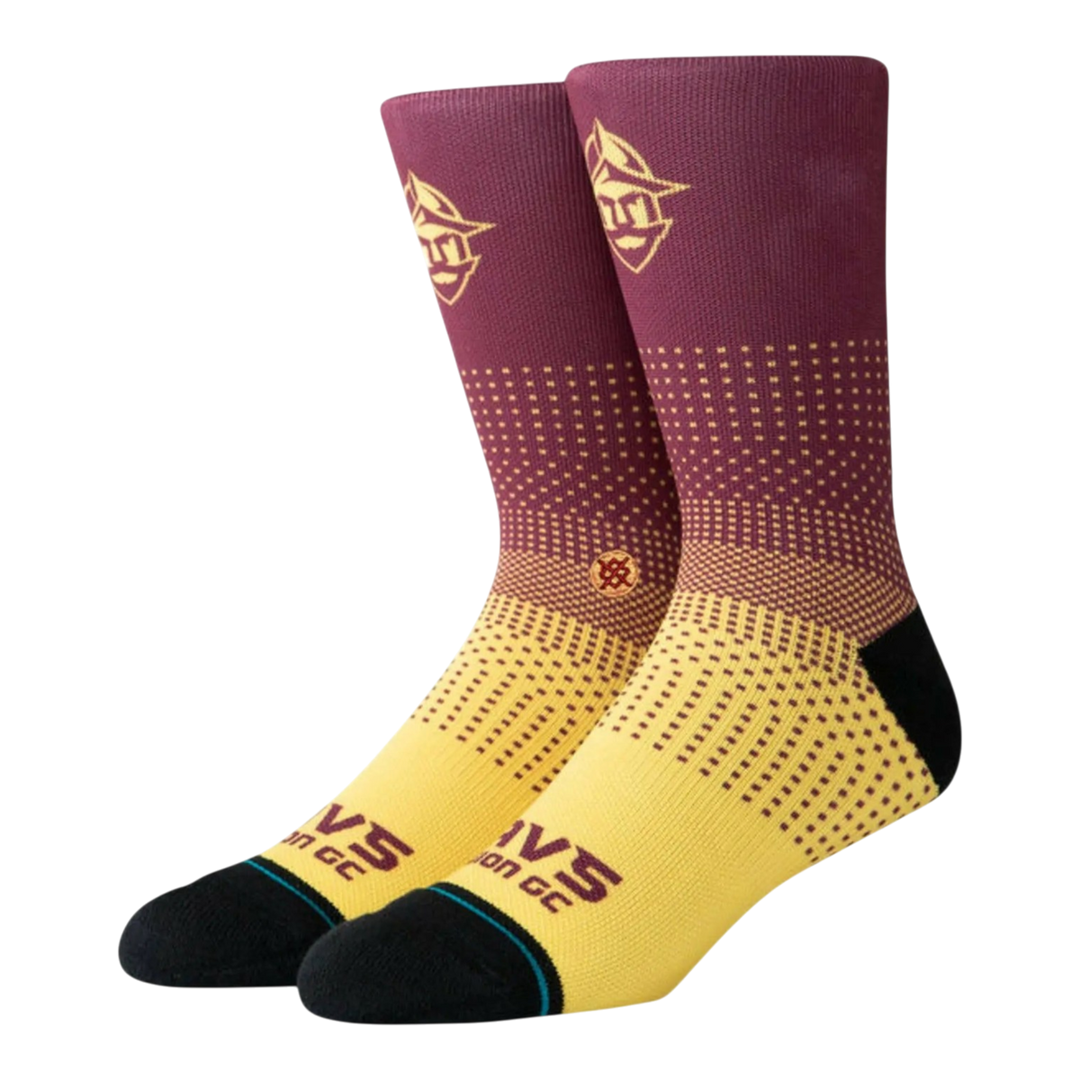 Stance Cavs Legion GC 2K Men's Crew Socks — Burgundy