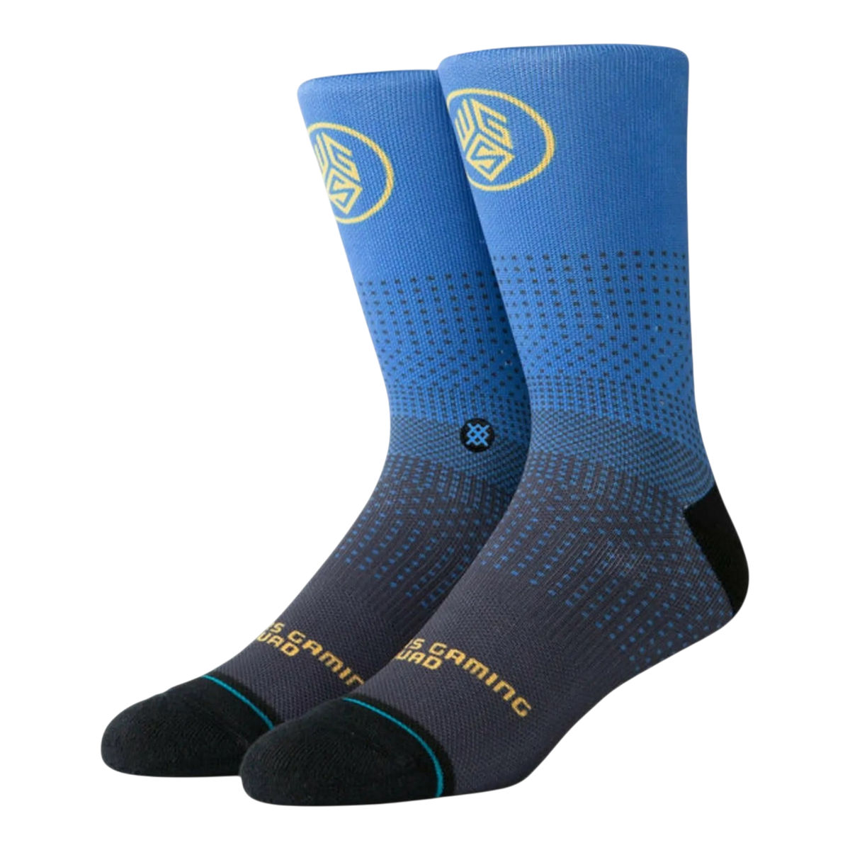 Stance Casual NBA Golden State Warriors Gaming Squad 2K Men's Crew Socks — Blue