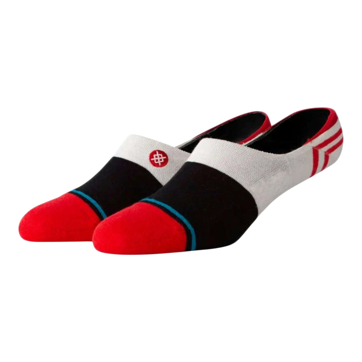 Stance Gamut 2 No Show Men's Socks — Red/Black/White