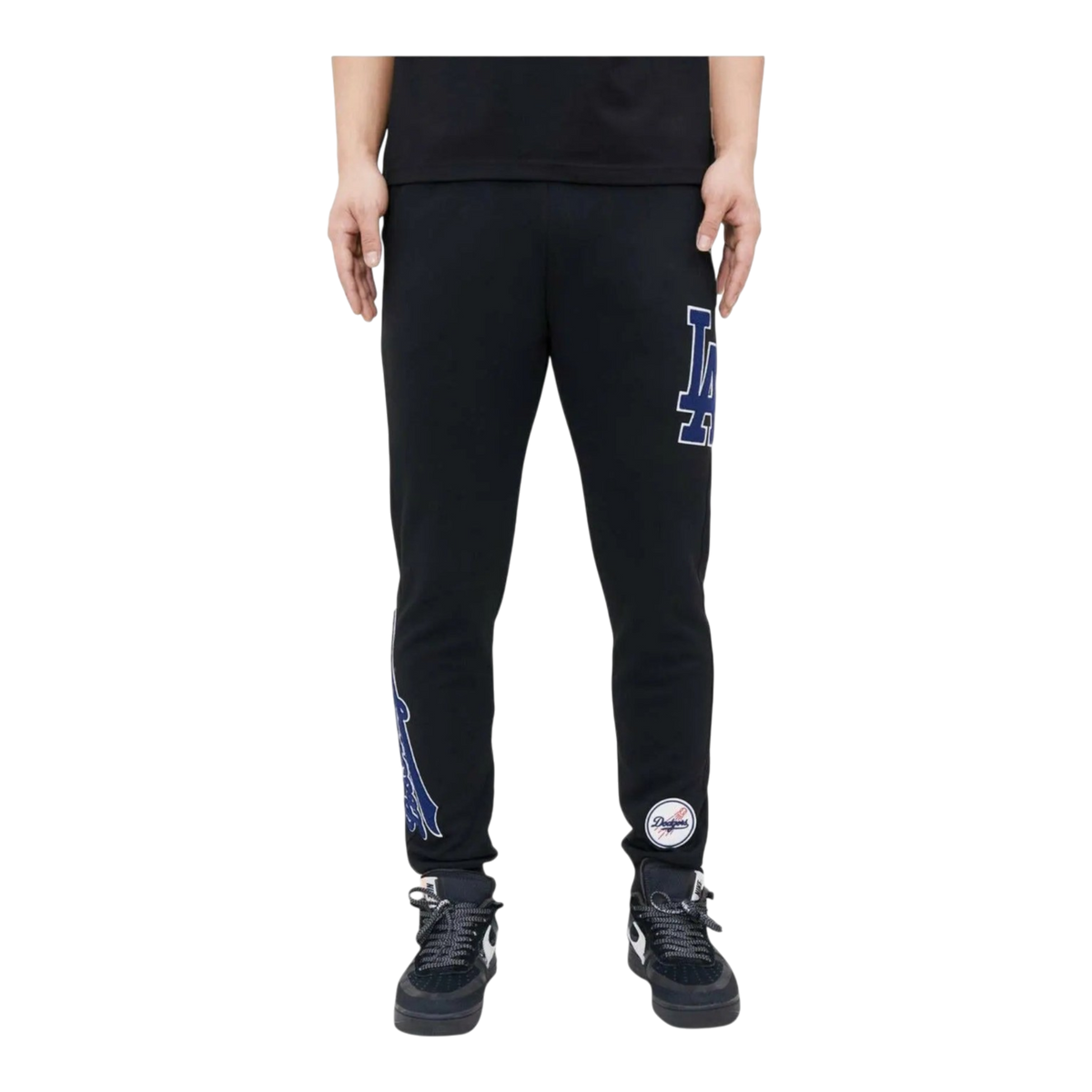Pro Standard Los Angeles Dodgers Classic Chenille Men's Jogger Pants — Black – product view 1