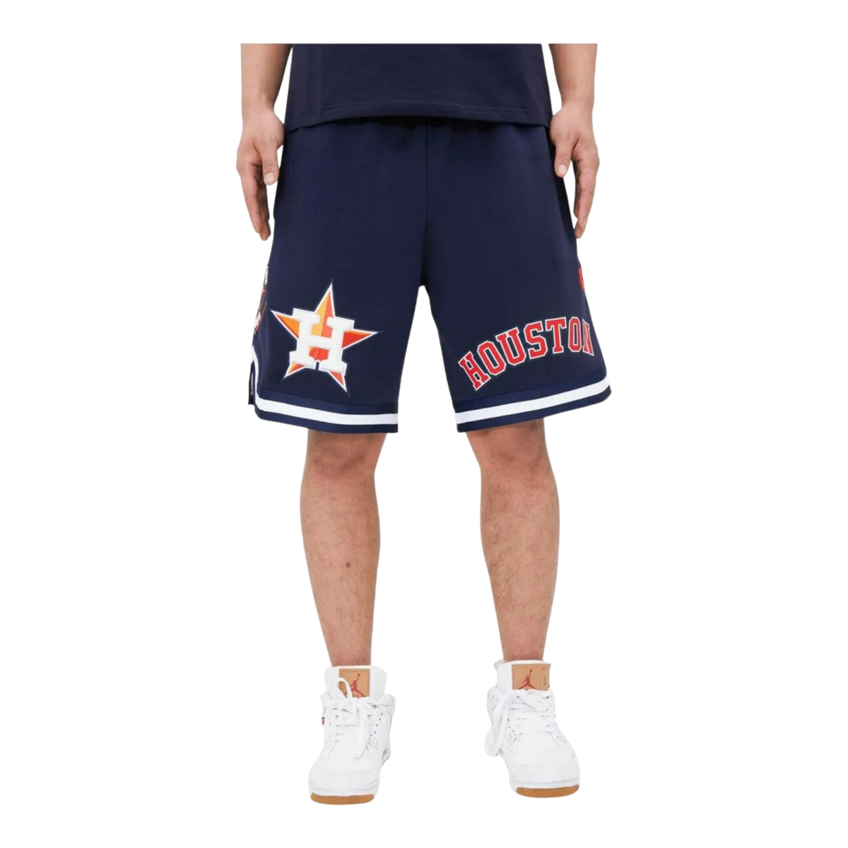 Pro Standard Houston Astros Pro Team Jogger Men's Shorts — Midnight Navy – product view 1