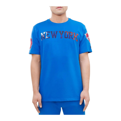 Pro Standard New York Knicks Pro Team Men's T-Shirt — Blue/Dip Dye – product view 1