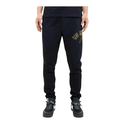 Pro Standard NBA Los Angeles Lakers Stacked Logo Men's Sweatpants — Black – product view 1