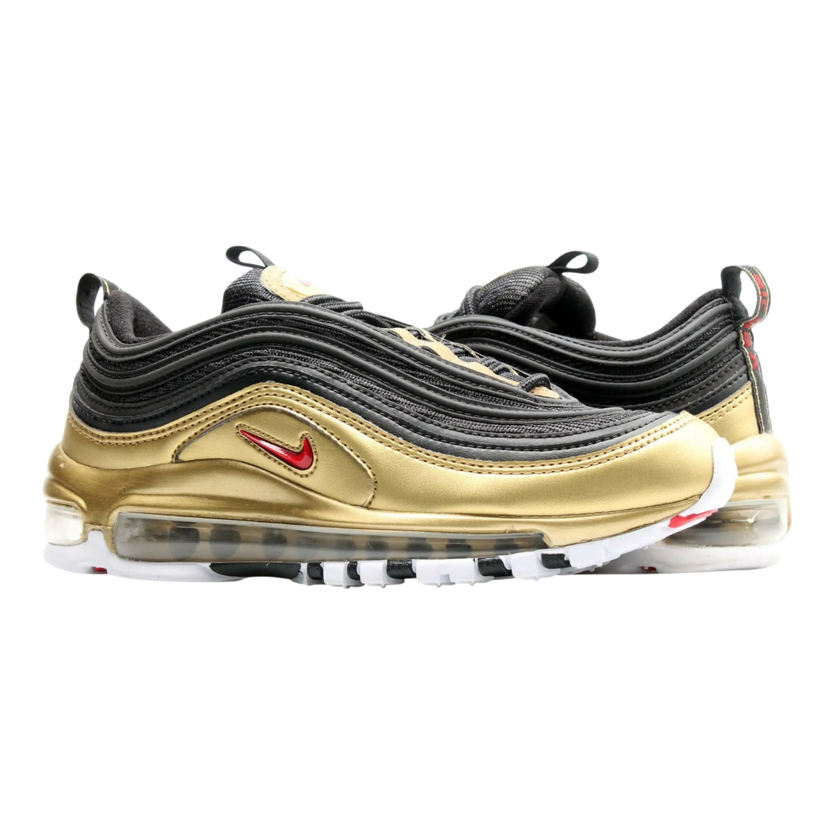 Nike Air Max 97 QS Men Running Sneakers Black/Metallic Gold – product view 1