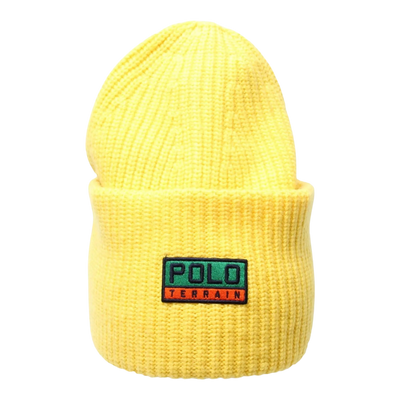 Polo Ralph Lauren Terrain Knit Cuffed Beanie Hat Yellow – product view 1