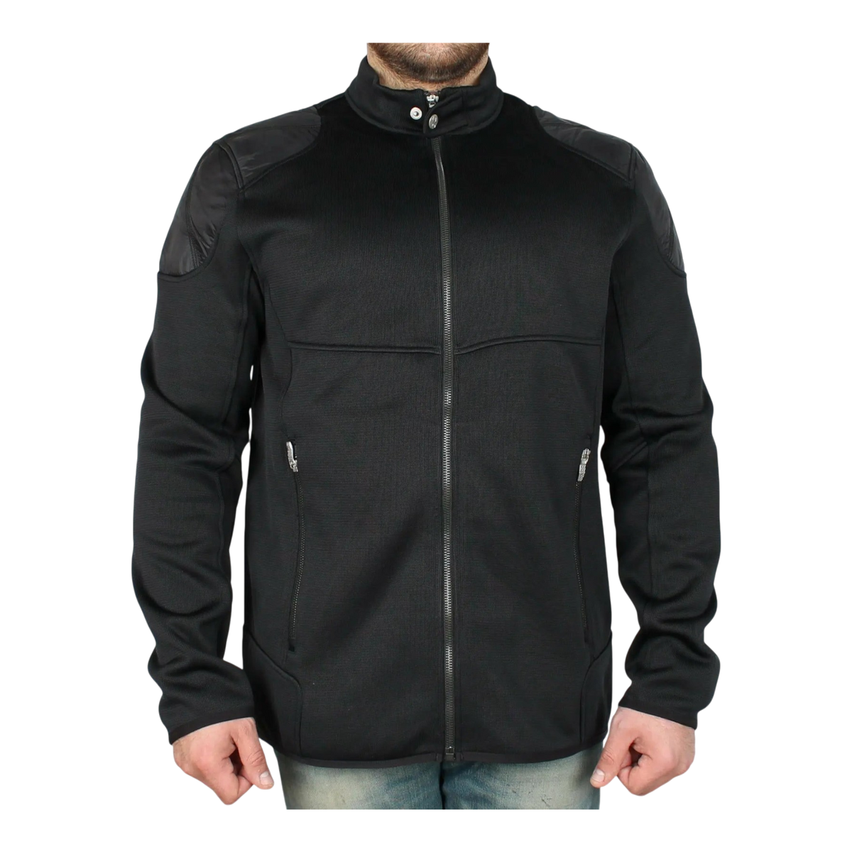 Spyder Slider Full Zip Men's Jacket — Black – product view 1