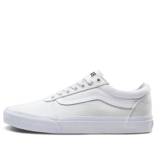 Vans Ward Men's Sneakers — True White Canvas Low-Top