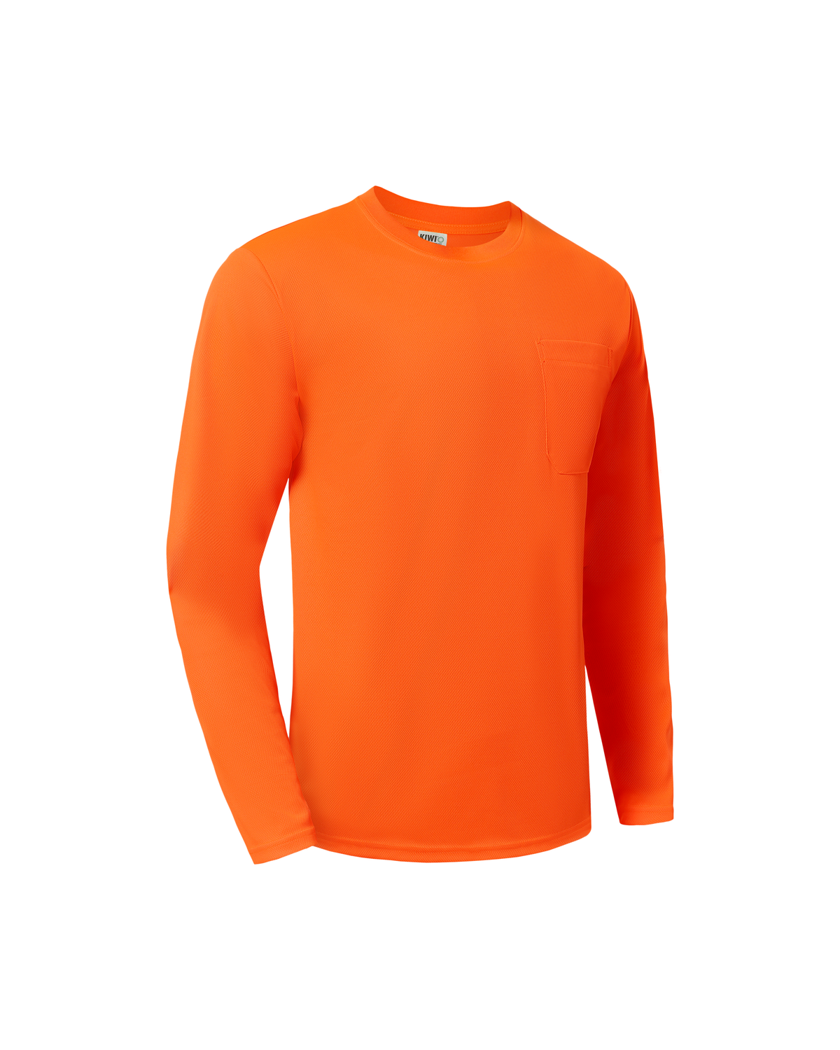Kiwi High Visibility Orange Long Sleeve Safety Shirt [73500]
