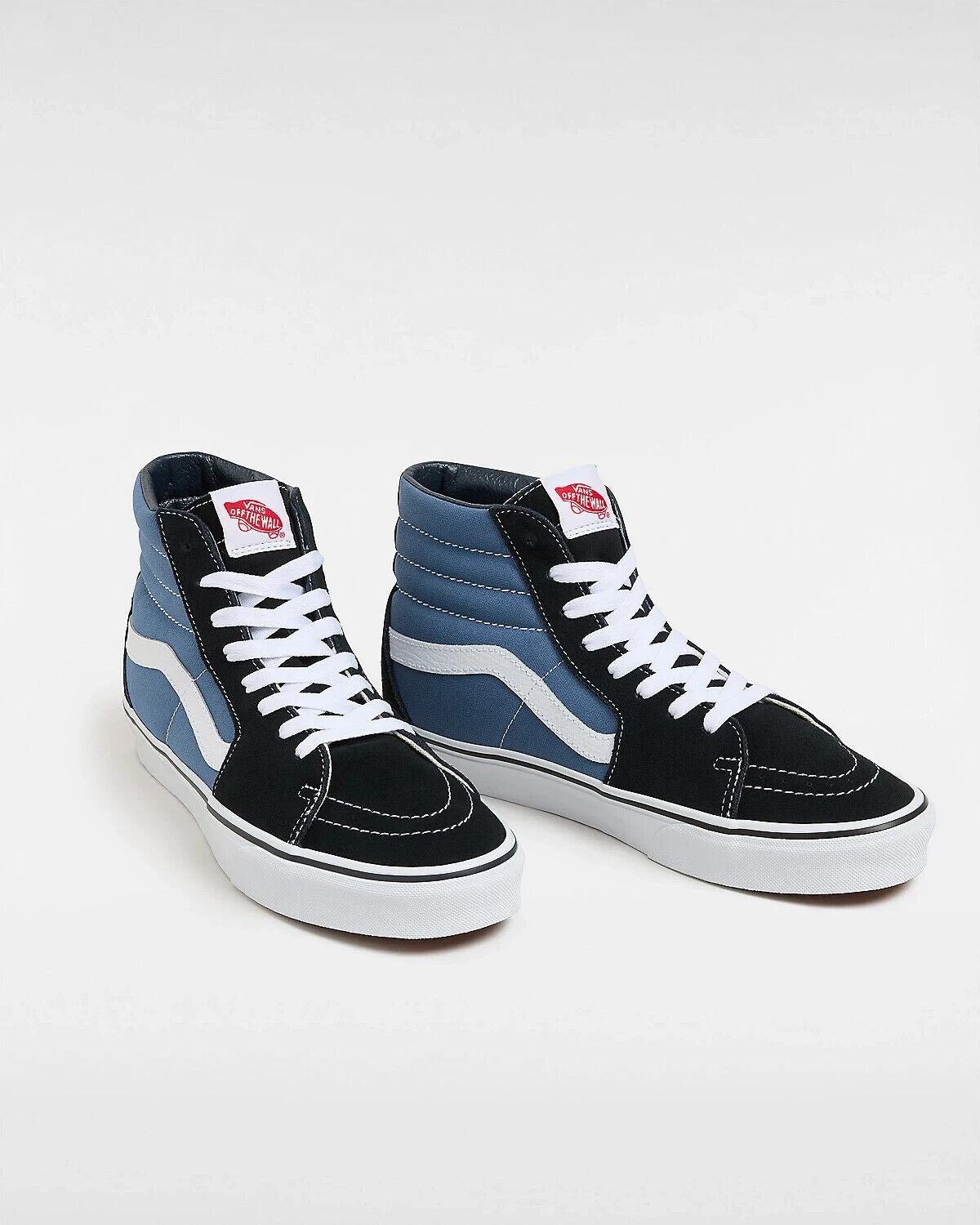 Vans Sk8 Hi Men's Sneakers — Blue/Black Suede