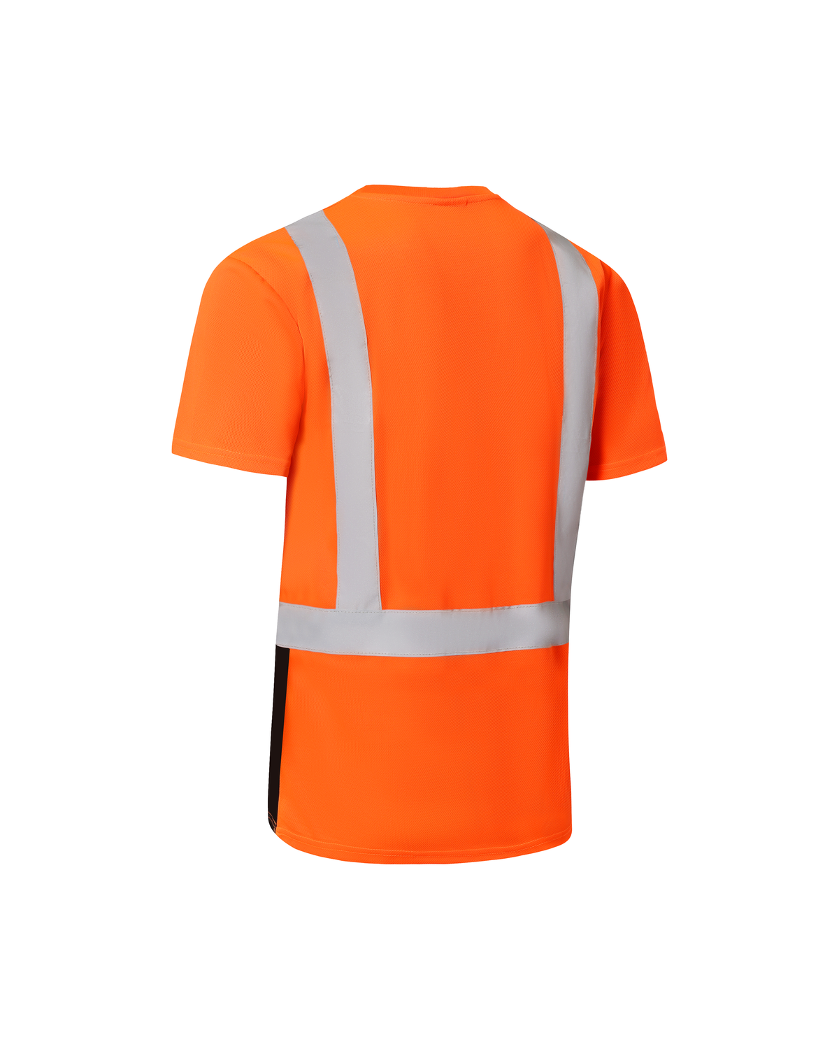 Kiwi High Visibility ANSI/ISEA 107-2020, Type R, Class 2 Two Tone Orange Short Sleeve Safety Shirt [74100]