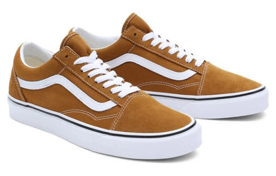 Vans Old Skool Men's Sneakers — Golden/Brown Suede