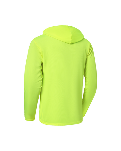 Kiwi High Visibility Neon Long Sleeve Safety Hoodie [75000]