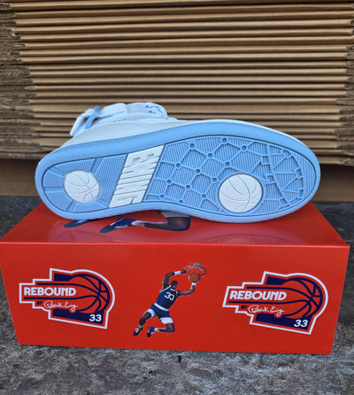 Patrick Ewing 33 Hi Orion Rebound - 1RBE001-411 (White / Caroling Blue) — product view 6