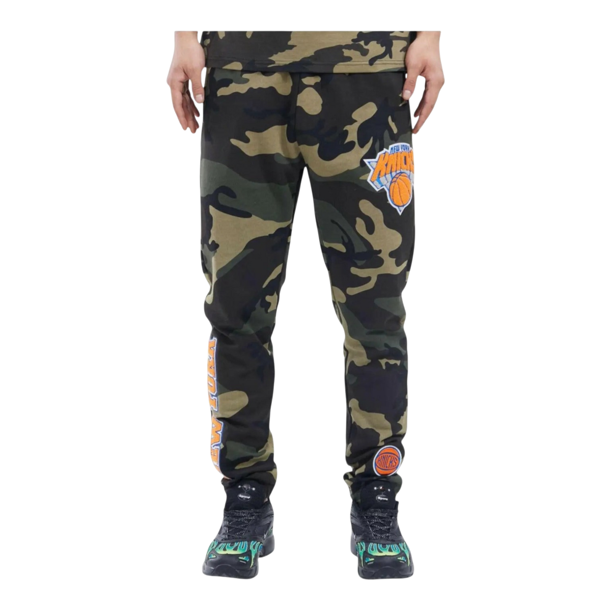 Pro Standard NBA New York Knicks Pro Team Men's Jogger Pants — Camo – product view 1