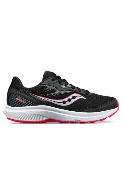 Saucony Cohesion 16 Women's Sneakers — Black/Fuchsia Running