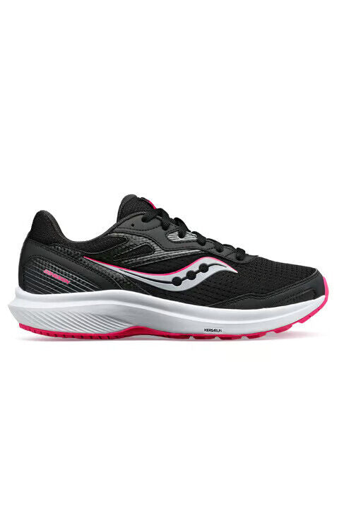 Saucony Cohesion 16 Women's Sneakers — Black/Fuchsia Running
