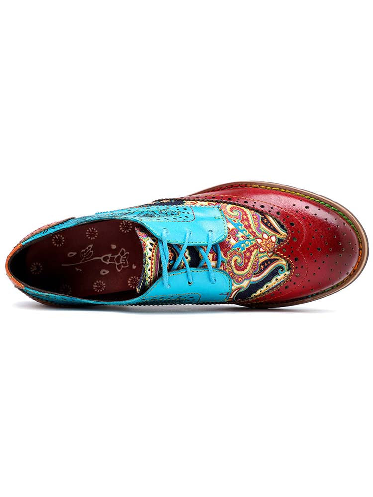 Bohemian Handmade Brogue Shoes – product view 8