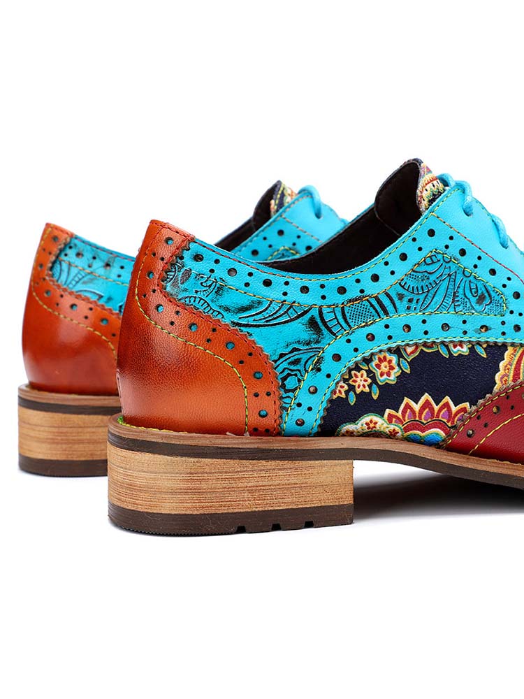 Bohemian Handmade Brogue Shoes – product view 12