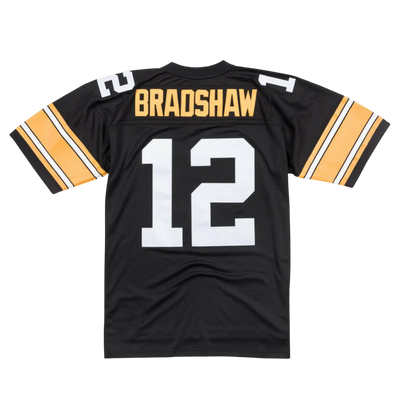 Mitchell & Ness Legacy Pittsburgh Steelers 1976 Terry Bradshaw Men Jersey Black/Gold/White