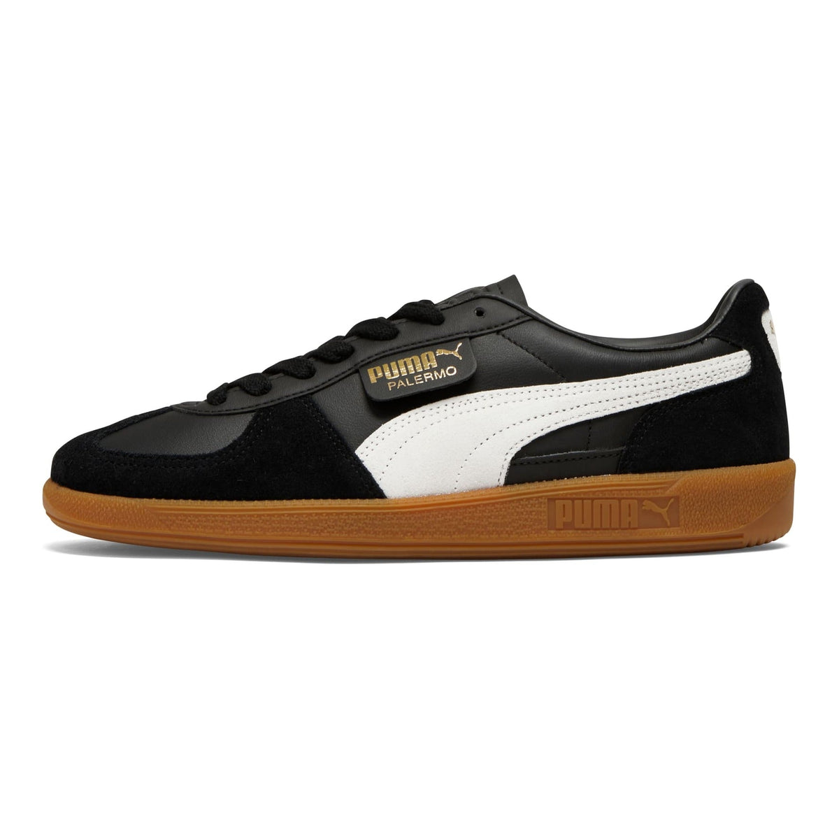 Puma Palermo Leather Men Sneakers Puma Black/Feather Gray/Gum