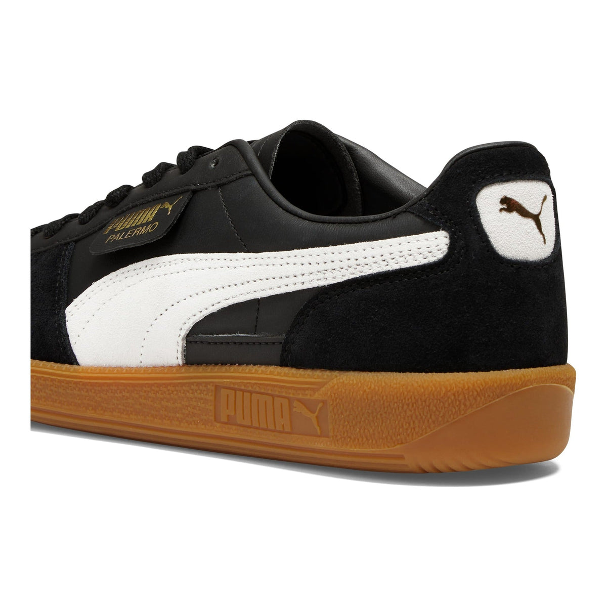 Puma Palermo Leather Men Sneakers Puma Black/Feather Gray/Gum