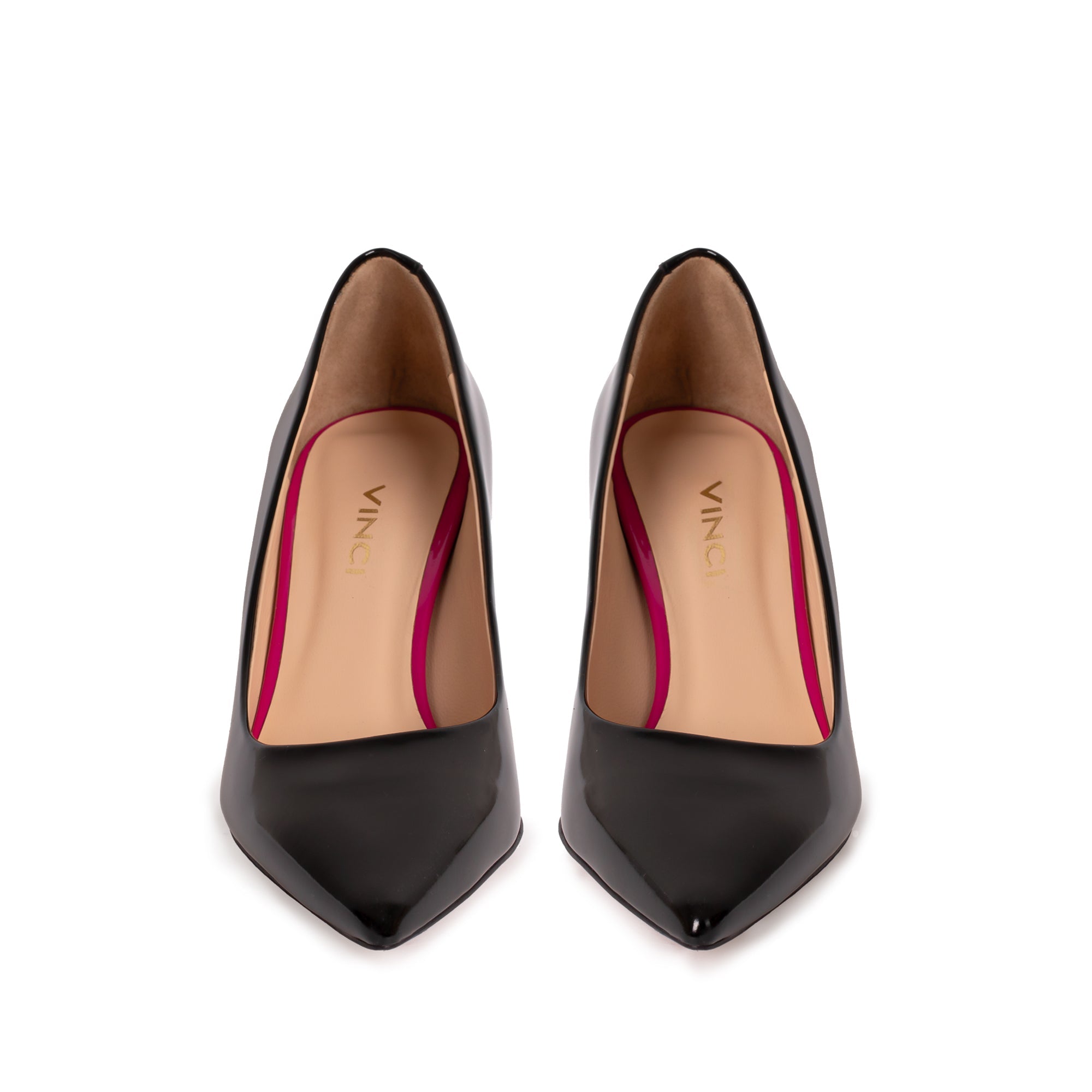 The Brunello Black Patent Leather Pump Women Shoe