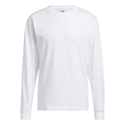 adidas Men's OG Long Sleeve Blank Tee - White