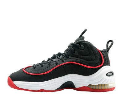 Nike Air Penny II Big Kids Basketball Shoes Black/White-University Red
