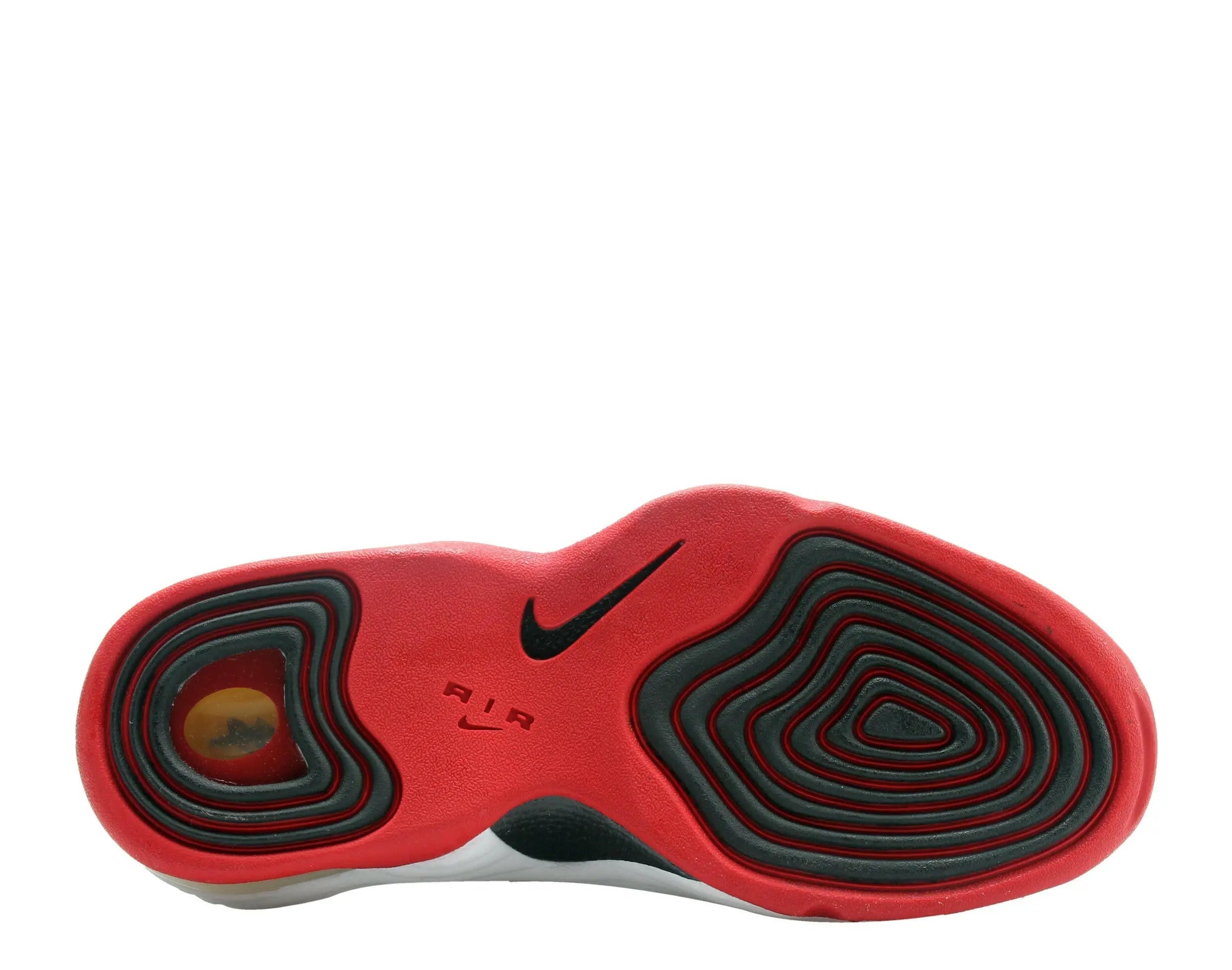 Nike Air Penny II Big Kids Basketball Shoes Black/White-University Red