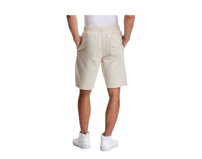 Champion C Life Reverse Weave Paint Splatter Men's Shorts — Pebblestone