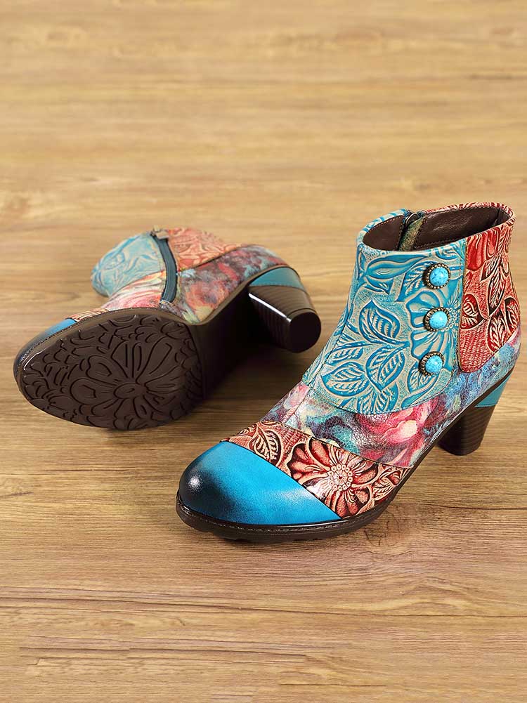 Leanna Vintage Handmade Ankle Boots – product view 13