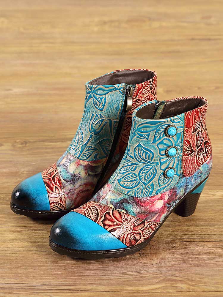Leanna Vintage Handmade Ankle Boots – product view 9