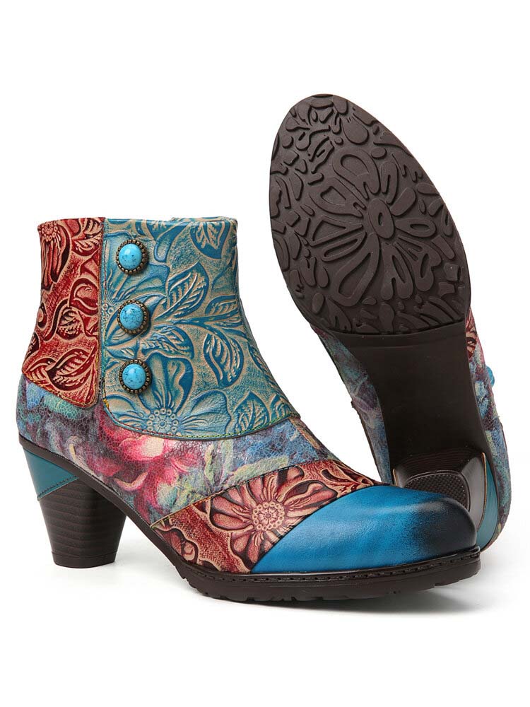 Leanna Vintage Handmade Ankle Boots – product view 6
